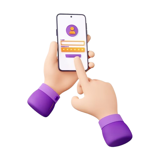 3D illustration of phone